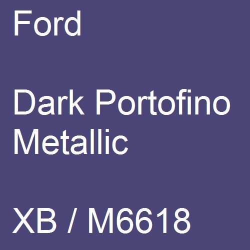 Ford, Dark Portofino Metallic, XB / M6618.